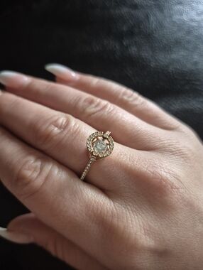 Swarovski Dance Ring - Rose Gold- Size 55